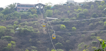Take a Cable-Car Ride to an Abandoned Fort for an Intriguing History Lesson with a View of Lake Pichola